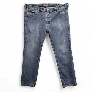 34 Heritage Charisma Jeans Mens 42x32 (Fits as‎ 39x31) Blue Classic Straight Leg